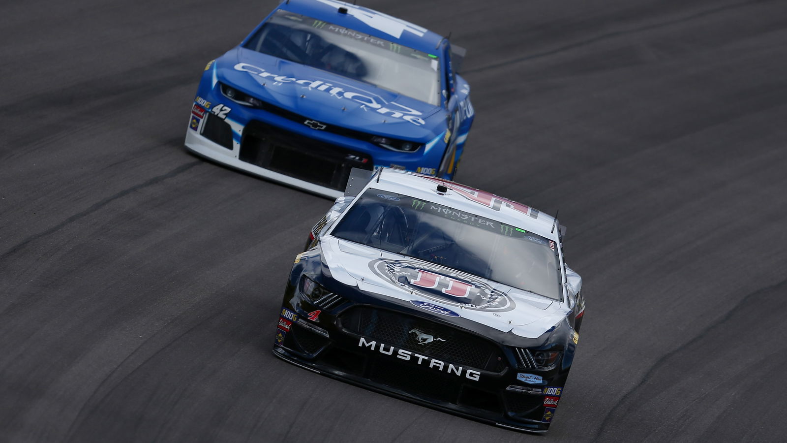 Harvick masters stage 1 at Vegas